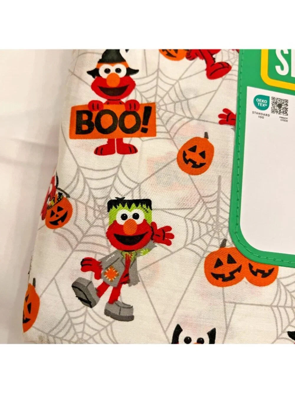 Sesame Street Elmo Halloween Sheet Set - Sz Full - NWT